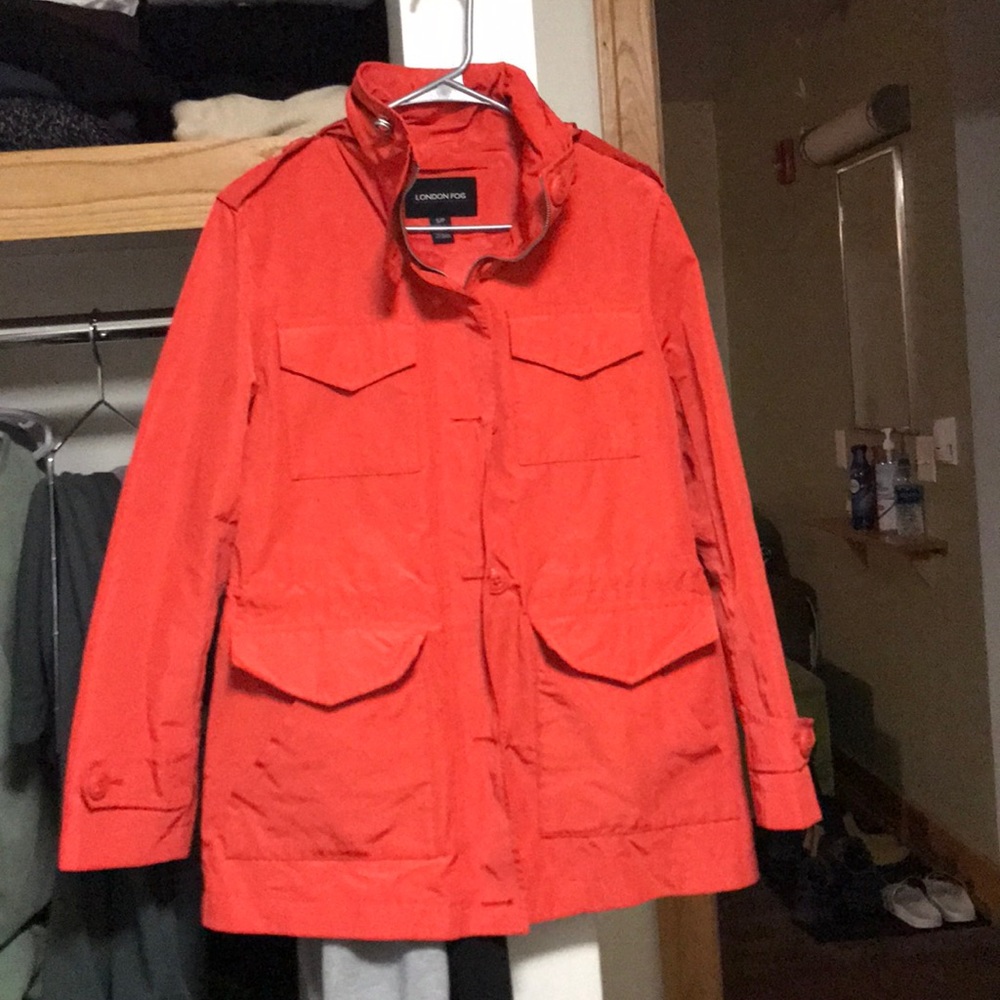 Salmon Rain Coat